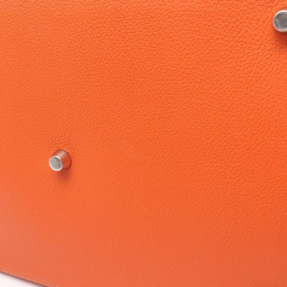 Hermes Toolbox 26 Handbag, Evercolor, Women's, Orange - Picture 7 of 15
